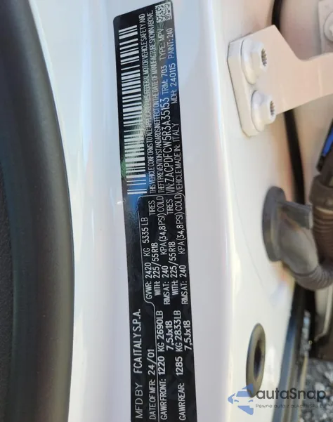 2024 Dodge Hornet R/T z USA, uszkodzony, nr VIN ZACPDFCW5R3A35153